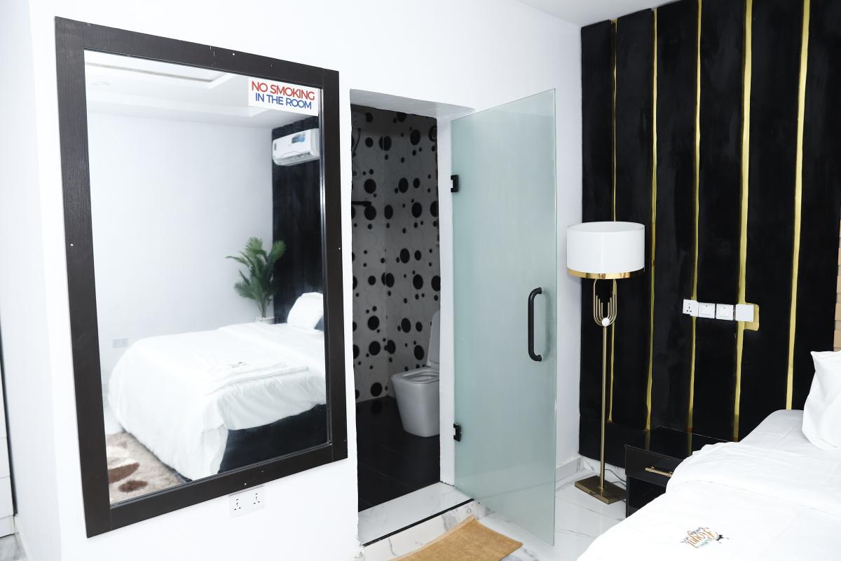 Hotel Room Background Image